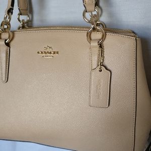 Coach Small Christie Carryall Leather Bag